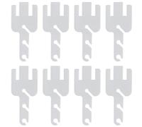 YYlingx 4Pairs/8Pcs Yarn Knitting Machine Tensioner Clear Acrylic Acid Tension Rods Accessories,Yarn Tensioner Adapters with for Addi/King/Express Knitting Tools