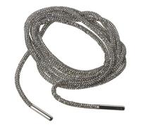YYlingx 4PCS 4MM Round Glitter Rhinestone Glass Shoelaces for Hooded Drawstring Dresses Pants Hats Belts Shoes Decoration (140m)