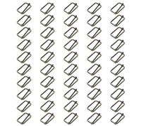 YYlingx 50PCS Tri Glide Slide Buckle, 32mm Metal Adjustable Slide Adjusters Slide Buckle for Bag Making, Handbag, Backpack