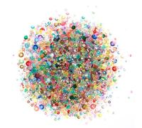YYlingx 5800PCS Mix Color Flatback Rhinestone, 2mm-6mm AB Resin Half Rhinestone for Crafts DIY Design, Tumblers, Clothes, Makeup, Nail Art Decoration