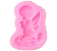 YYlingx Angel Silicone Mould, Praying for Little Boy Candle Mould for Candle Making, Handmade Chocolate, Cake Decoration