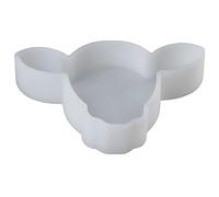YYlingx Car Freshie Molds, Cow Head Shape Silicone Mould, Epoxy Resin Molds for Aroma Beads Soap Candle DIY