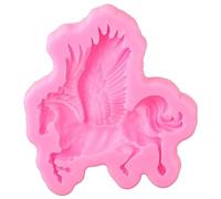 YYlingx Pegasus Shape Fondant Moulds, 3D Horse Animal Fly Wing Shape Moulds for DIY Cake, Candy, Cupcake Decor
