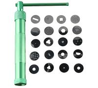 YYlingx Stainless Steel Miniature Rotary Clay Extruder, Multifunctional Handheld Polymer Clay Tool Durable