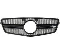YYlong Car Front Bonnet Radiator Grill for Mercedes Benz E-Class W212 AM-G 2009-2012 Centre Front Bumper Chrome Center Radiator Grille Bumper Centre Grille