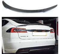 YYlong Car Rear Spoilers for Tesla Model S 2012 2013 2014 2015 2016 2017 2018 2019 Trunk Wing Boot Lid Splitter Diffuser Lip Body Deflector Spoilers Tail Fin Boot Lip Wings