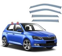 YYlong Car Wind Deflectors for Skoda Fabia 5J NJ 2015-2020 Deflector Shield Bugshield Side Window Sun Rain Guards Window Visor Car Accessories