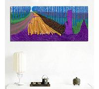 YYLPLLE Puzzles David Hockney Puzzle Jigsaws 1000 Pieces Rural Landscape Painting Trees And Flowers Wooden Jigsaw Gifts 50X75Cm