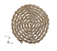 YYLUOYANG Bike Chain 9 Speed Bike Chains For Road Bike/MTB/BMX,Bicycle Chain 116 Links With Missing Link(Brown)
