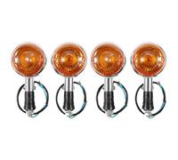 YYLUOYANG Motorcycle Indicators Motorcycle Turn Signal Light Indicator Amber Blinker Fit Use For Yamaha Virago XV 250 400 535 920 1000 V-Star XVS 650 1100 1200(2 Pairs (4 pcs))