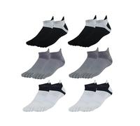 YYMIEU Five Toes Socks Men: 5 Finger Sock Men Cotton Athletic Trainer Running Ankle Socks Breathable 6 pairs