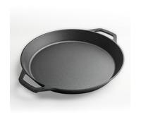 YYMIYU Extra Large Pre-Seasoned Cast Iron Skillet - Dual Assist Handles - Use in the Oven, on the Stove, on the Grill,Commercial or Over a Campfire (24 Inch-B)