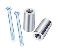 YYMOTO 2'' Rise Handlebar Risers Extension for Harley Davidson Touring Models 2'' Handlebars Motorcycle Spacers Chrome (Chrome)