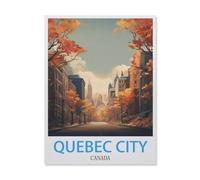 YYNFHCBS Paint by Number for Adults on Canvas,Quebec City Canada,Beginner to Advanced Number Painting Kit-Kits Include Acrylic Paints,Brushes(30x40cm) 11.8x15.7 inches-F22