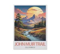 YYNFHCBS Paint by Numbers for Adults,John Muir Trail California,DIY Oil Painting Paint by Number Kits Linen Canvas Wall Art House Decor(50x60cm) 19.6x23.6 inches-F14