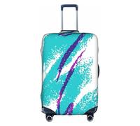 Yyoretp 90's Cup Design Print Elastic Luggage Cover, Suitcase Protection Cover with Zipper Fits 18-32 Inch.