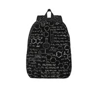 Yyoretp Abstract Science Chemistry Illustration 3D Print Canvas Fashion Backpacks,Casual Lightweight Sports Rucksack Travel Multipurpose Bag