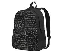 Yyoretp Abstract Science Chemistry Illustration 3D Print Casual Backpack for Women and Men,Large Capacity Travel Work Computer Backpacks