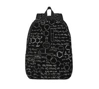 Yyoretp Abstract Science Chemistry Illustration 3D Print Fashion Canvas Backpacks,Casual Lightweight Sports Rucksack Travel Multipurpose Bag