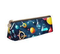 Yyoretp Abstract Science Chemistry Print Simple Triangular Pen case Storage Bag for Office Supplies,Cosmetics,toiletries