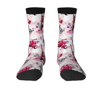 Yyoretp Adult Paris Eiffel Tower France Print Colorful mid length socks with man and woman for Everyday Wear,Casual,sports
