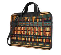 Yyoretp African Classic Weave Print Laptop bag,portable single shoulder laptop Sleeve Case,Compatible with 13-16inch