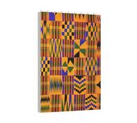 Yyoretp African Ethnic Pattern Print Building Blocks Puzzle,Building block puzzle toy game for brain development