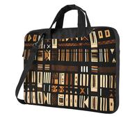 Yyoretp African Mud Cloth Tribal Print Laptop bag,portable single shoulder laptop Sleeve Case,Compatible with 13-16inch
