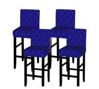 Yyoretp Alaska state flag Print Bar Stool Chair Covers,Stretch Washable Barstool Seat Cover with Backs