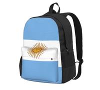 Yyoretp Argentine flag Print Casual Backpack for Women and Men,Large Capacity Travel Work Computer Backpacks