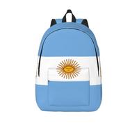 Yyoretp Argentine flag Print Fashion Canvas Backpacks,Casual Lightweight Sports Rucksack Travel Multipurpose Bag