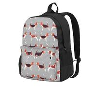 Yyoretp beagle patterns Print Casual Backpack for Women and Men,Large Capacity Travel Work Computer Backpacks