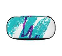 Yyoretp Big Capacity 90's Cup Design Print Pencil Case Large Pencil Pouch Stationery Pen Bag for Office Supplies