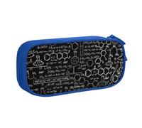 Yyoretp Big Capacity Abstract Science Chemistry Illustration 3D Print Pencil Case,Double Layer Zipper Makeup Pouch Pencil Box Organizer.