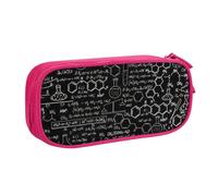 Yyoretp Big Capacity Abstract Science Chemistry Illustration 3D Print Pencil Case,Double Layer Zipper Makeup Pouch Pencil Box Organizer.