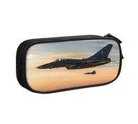 Yyoretp Big Capacity Aircraft Fighter Jets Print Pencil Case,Double Layer Zipper Makeup Pouch Pencil Box Organizer.
