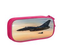 Yyoretp Big Capacity Aircraft Fighter Jets Print Pencil Case,Double Layer Zipper Makeup Pouch Pencil Box Organizer.