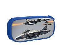 Yyoretp Big Capacity Aircraft Fighter Jets Print Pencil Case,Double Layer Zipper Makeup Pouch Pencil Box Organizer.
