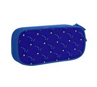 Yyoretp Big Capacity Alaska State Flag Print Pencil Case,Double Layer Zipper Makeup Pouch Pencil Box Organizer.