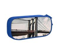 Yyoretp Big Capacity Brooklyn Bridge s Print Pencil Case,Double Layer Zipper Makeup Pouch Pencil Box Organizer.
