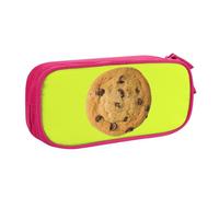 Yyoretp Big Capacity Chocolate Cookie Print Pencil Case,Double Layer Zipper Makeup Pouch Pencil Box Organizer.