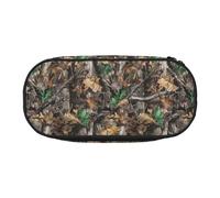 Yyoretp Big Capacity Cold Tree Camouflage Print Pencil Case Large Pencil Pouch Stationery Pen Bag for Office Supplies