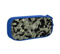 Yyoretp Big Capacity Dollar Sign Money Print Pencil Case,Double Layer Zipper Makeup Pouch Pencil Box Organizer.