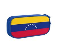 Yyoretp Big Capacity Flag of Venezuela Print Pencil Case,Double Layer Zipper Makeup Pouch Pencil Box Organizer.
