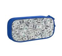 Yyoretp Big Capacity Funny Dollar Money Print Pencil Case,Double Layer Zipper Makeup Pouch Pencil Box Organizer.