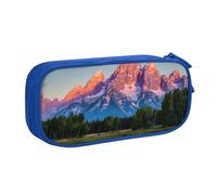 Yyoretp Big Capacity Grand Teton National Park Print Pencil Case,Double Layer Zipper Makeup Pouch Pencil Box Organizer.
