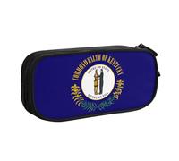 Yyoretp Big Capacity Kentucky State Flag Print Pencil Case,Double Layer Zipper Makeup Pouch Pencil Box Organizer.