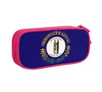 Yyoretp Big Capacity Kentucky State Flag Print Pencil Case,Double Layer Zipper Makeup Pouch Pencil Box Organizer.