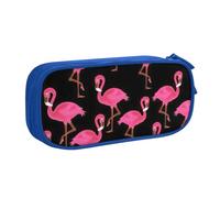 Yyoretp Big Capacity Lovely Pink Flamingos Print Pencil Case,Double Layer Zipper Makeup Pouch Pencil Box Organizer.