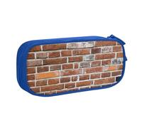 Yyoretp Big Capacity Old Brick Wall Print Pencil Case,Double Layer Zipper Makeup Pouch Pencil Box Organizer.